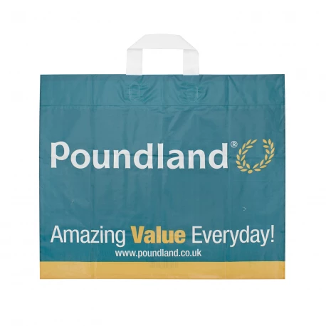 Branded Flexi Loop Carrier Bag Ref Poundland