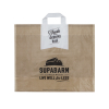 Bespoke Printed Flexi Loop Carrier Bags Ref Supabarn