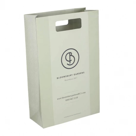Printed Die Cut Paper Bags - Reinforced Paper - Ref. Bloomsbury Printed Die Cut Paper Bags - Reinforced Paper - Ref. Bloomsbury