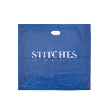 Printed Plastic Carrier Bag Ref Stitches Printed Plastic Carrier Bag Ref Stitches