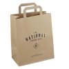 Printed Brown Paper Takeout Bags - Ref. National