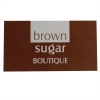 Brown And White Custom Printed Stickers - Ref. Brown Sugar