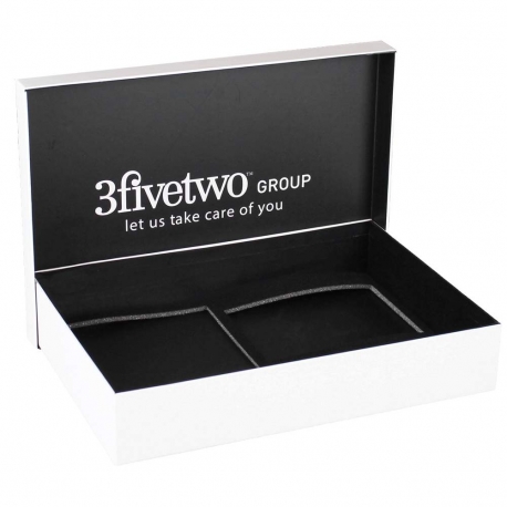 Detachable Lid Luxury Paper Boxes Tied With Ribbon - Ref. The 3five2