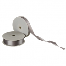 Silver Satin Ribbon 