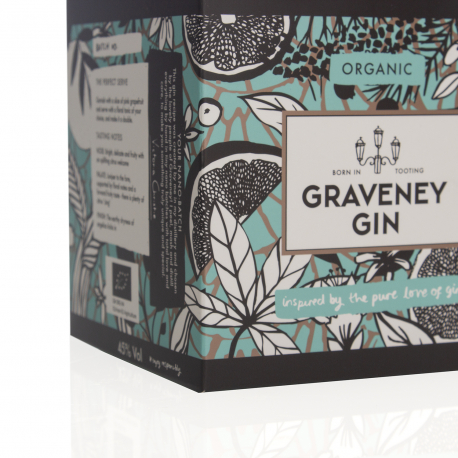 Custom Printed Paperboard Boxes ref. Graveney Gin 