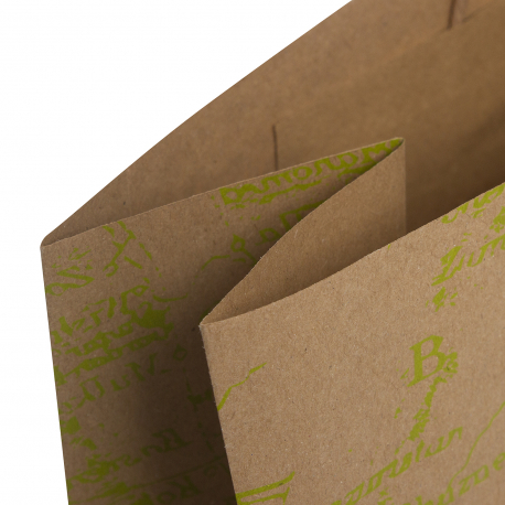 Recycled Paper Bags With Twisted Handles