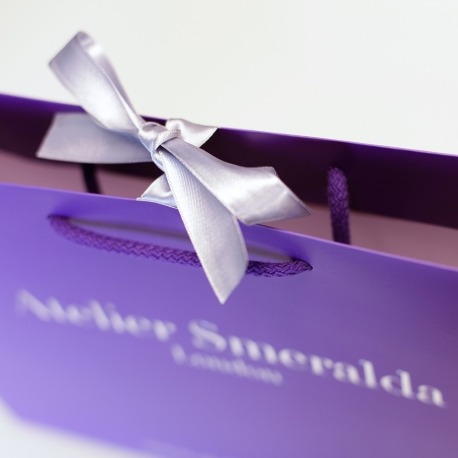 Luxury Card Paper Carrier Bags - Ref. Atelier Smerelda Luxury Card Paper Carrier Bags - Ref. Atelier Smerelda