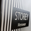 Black & White Printed Luxury Matt Paper Bags With Rope Handles - Ref. Storey