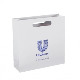 Die Cut Handle Luxury Paper Carrier Bags Ref Unilever