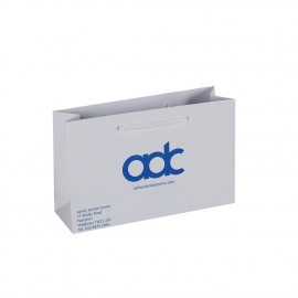 White Recycled Rope Handle Paper Bags Ref. Ashley Dental