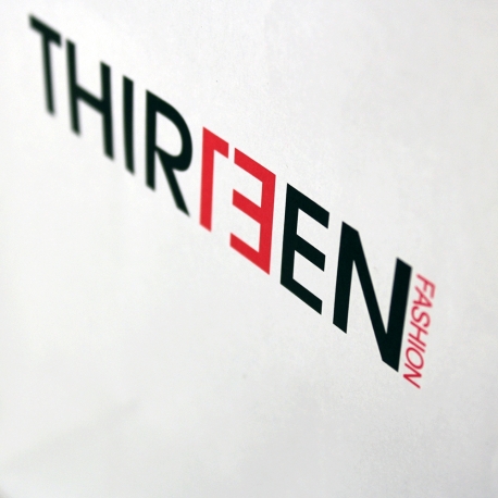 Recycled Rope Handle Paper Bags With Red Side Gussets - Ref. Thirteen Fashion Recycled Rope Handle Paper Bags With Red Side Gussets - Ref. Thirteen Fashion