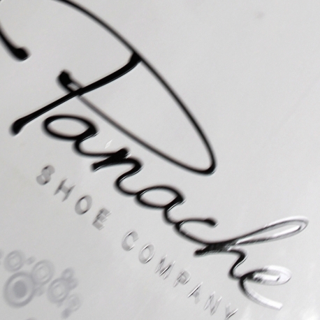 Grey And Ivory Luxury Satin Closed Carrier Bags - Ref. Panache Grey And Ivory Luxury Satin Closed Carrier Bags - Ref. Panache