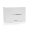 Printed Luxury Rigid Card Ribbon seal boxes Ref Makeup Bar London