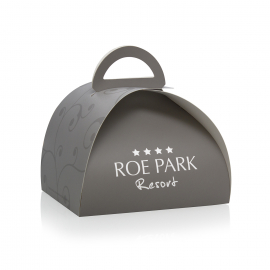 Printed Paperboard Curved Cake Boxes Ref Sin