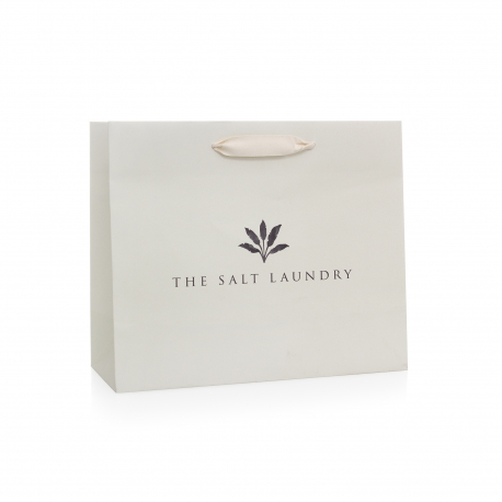 Flood Printed Ribbon Handle Paper Bags Ref The Salt laundry Flood Printed Ribbon Handle Paper Bags Ref The Salt laundry