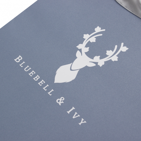 Printed Luxury Ribbon Handle Paper Bags Ref Bluebell and Ivy Printed Luxury Ribbon Handle Paper Bags Ref Bluebell and Ivy