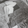 Black & White Printed White Paper Bags With Twisted Handles - Ref. Nineteen83