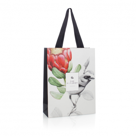 Printed Ribbon Handle Carrier Bags ref The Fitzroy Printed Ribbon Handle Carrier Bags ref The Fitzroy