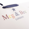 Large Printed Ribbon Handle Bags - Ref. Meg & Bee