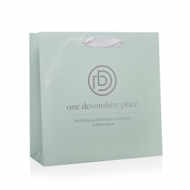 Printed Ribbon Handle Bag - Ref. One Devonshire Place