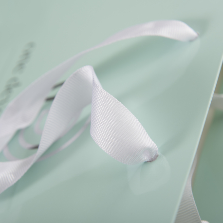 Printed Ribbon Handle Bag - Ref. One Devonshire Place Printed Ribbon Handle Bag - Ref. One Devonshire Place