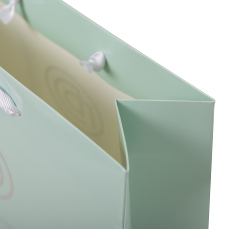 Printed Ribbon Handle Bag - Ref. One Devonshire Place Printed Ribbon Handle Bag - Ref. One Devonshire Place