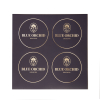 Printed & Foiled Round Stickers - Ref. Blue Orchid