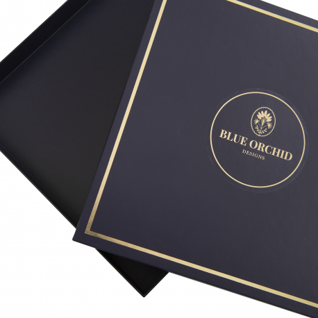 Luxurious Two Piece Boxes - Ref. Blue Orchid Designs Luxurious Two Piece Boxes - Ref. Blue Orchid Designs