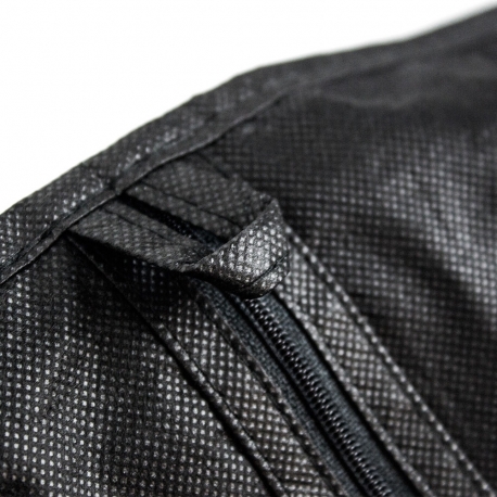 Printed One Colour Non Woven PP Suit Carrier with Bottom Print Printed One Colour Non Woven PP Suit Carrier with Bottom Print