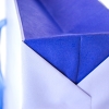 Recycled Kraft Blue Paper Bags with Cotton Ribbon Handles