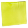 Recycled Kraft Green Paper Bags with Cotton Ribbon Handles
