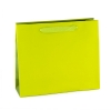 Recycled Kraft Green Paper Bags with Cotton Ribbon Handles
