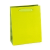 Recycled Kraft Green Paper Bags with Cotton Ribbon Handles