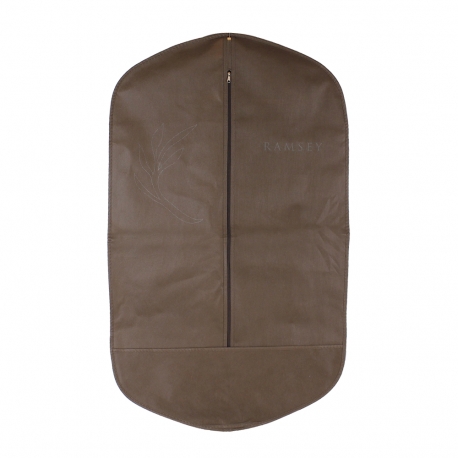 Printed Brown Non Woven Suit Carrier Ref. Ramsey Printed Brown Non Woven Suit Carrier Ref. Ramsey
