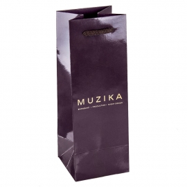 Paper Wine Bottle Bag Ref. Muzika