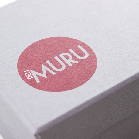 Printed Two Colour Detachable Lid Kraft Catering Boxes Ref. Deli Muru Printed Two Colour Detachable Lid Kraft Catering Boxes Ref. Deli Muru