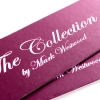 Printed Clothing Tag with Luxury Ribbon Insert Ref Mark Westwood