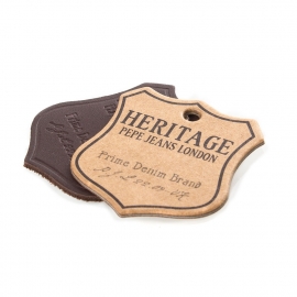 Printed Double Leather and Paper Clothing Tags Ref. Pepe Jeans