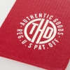 Printed Luxury Clothing Tags on Ribbed Card Ref. Hilfiger Denim