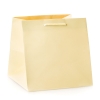 Luxury Cream Matt Paper Flower Bags With Rope Handles