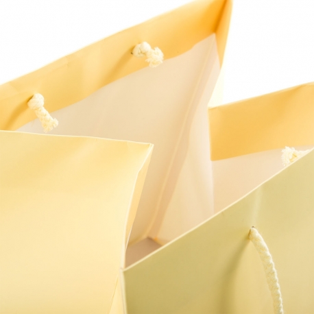 Luxury Cream Matt Paper Flower Bags With Rope Handles Luxury Cream Matt Paper Flower Bags With Rope Handles