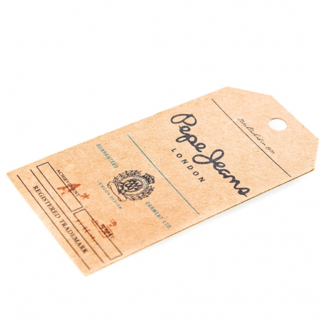 Printed Natural Kraft Paper Clothes Tag Ref. Pepe Jeans