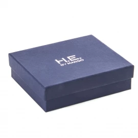 Printed Detachable Lid Silver Foil Wallet Boxes Ref. Mango