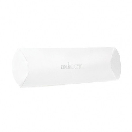 Printed Luxury Pillow Box with Silver Foil Logo Ref. Adorn Printed Luxury Pillow Box with Silver Foil Logo Ref. Adorn