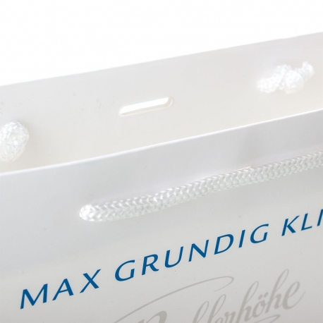 Luxury Matt Laminate Rope Handle Paper Bag Ref. Max Grundig Klinik Luxury Matt Laminate Rope Handle Paper Bag Ref. Max Grundig Klinik