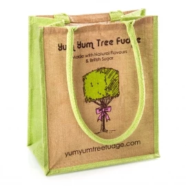 Printed Jute Bag Ref. Yum Yum Tree Fudge
