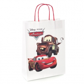 Full Colour Printed Paper Kraft Twisted Handle Carrier Bag Ref. Disney
