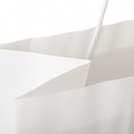 Printed Recycled Twisted Handle Paper Bag Ref. NHS Careers