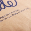 Printed Recycled Natural Paper with Twisted Handles Ref. O2