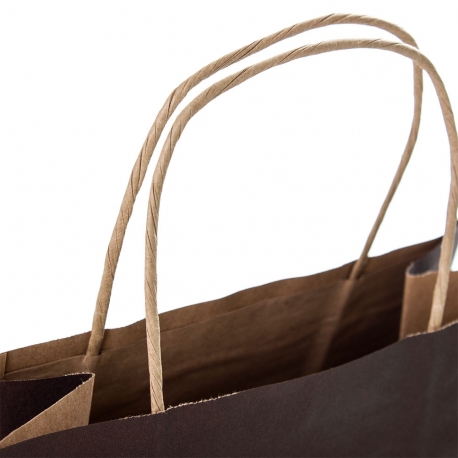 Printed Recycled Kraft Twisted Handle Paper Bag Ref. Stalric Printed Recycled Kraft Twisted Handle Paper Bag Ref. Stalric